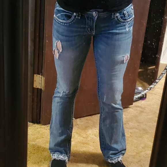 Miss Me jeans 28 boot cut low rise 30 inseam - Picture 14 of 15